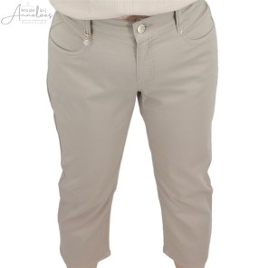 Anna Montana 1306 Slimfit capri Sand